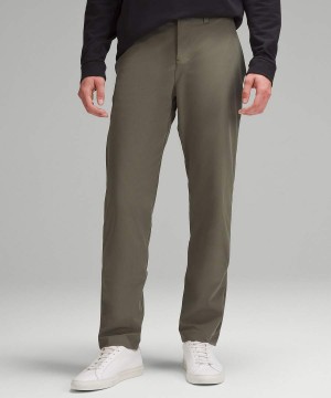 Lululemon ABC Klassiska-Fit 30"L Warpstreme Byxor Herr Mörkgröna Sverige | THZQAN957
