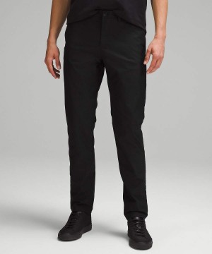 Lululemon ABC Klassiska-Fit 32"L Smooth Twill Byxor Herr Svarta Sverige | JOMGRD063