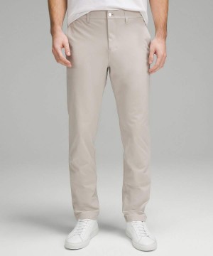 Lululemon ABC Klassiska-Fit 32"L Warpstreme Byxor Herr Beige Sverige | UYENXO986