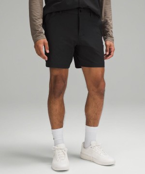 Lululemon ABC Klassiska-Fit 7" Warpstreme Shorts Herr Svarta Sverige | ACKWFH751