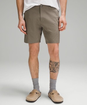 Lululemon ABC Klassiska-Fit 7" WovenAir Shorts Herr Grå Sverige | ZPJFAN257