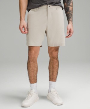 Lululemon ABC Klassiska-Fit 7" WovenAir Shorts Herr Bruna Sverige | UZFTCD582