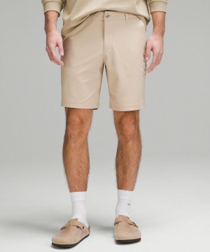 Lululemon ABC Klassiska-Fit 9" Warpstreme Shorts Herr Khaki Sverige | JYLGSR680