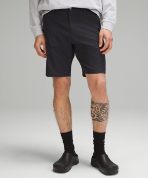 Lululemon ABC Klassiska-Fit 9" WovenAir Shorts Herr Obsidian Sverige | OLMDGQ594