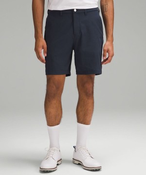 Lululemon ABC Klassiska-Fit Golf 7" Shorts Herr Marinblå Sverige | NSYOTE176