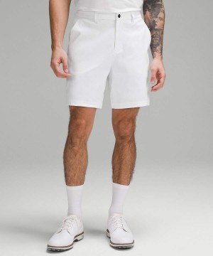Lululemon ABC Klassiska-Fit Golf 7" Shorts Herr Vita Sverige | NXBHVP312