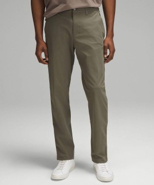 Lululemon ABC Relaxed-Fit 34"L Warpstreme Byxor Herr Mörkgröna Sverige | HNRALS907