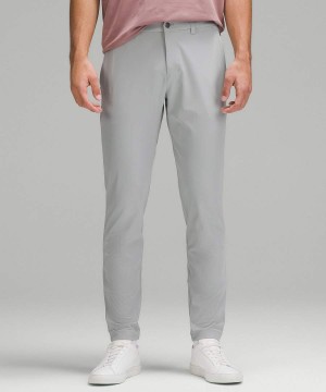 Lululemon ABC Slim-Fit 30"L Warpstreme Byxor Herr Silver Sverige | XJKRTS879