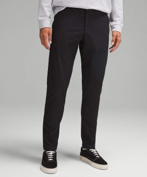 Lululemon ABC Slim-Fit 37"L Warpstreme Byxor Herr Svarta Sverige | RKLOID312