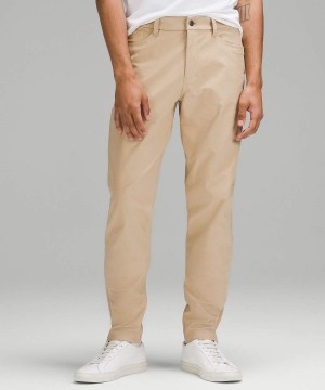 Lululemon ABC Slim-Fit 5 Pocket 30"L Utilitech Byxor Herr Khaki Sverige | EAWSQP930