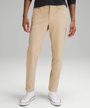 Lululemon ABC Slim-Fit 5 Pocket 32"L Utilitech Byxor Herr Khaki Sverige | NIHGPJ617