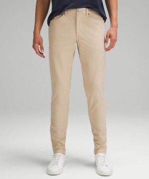 Lululemon ABC Slim-Fit 5 Pocket 34"L Utilitech Byxor Herr Khaki Sverige | UWVHLX103