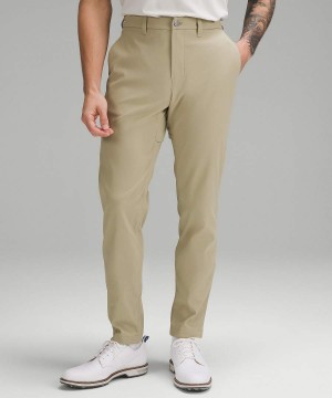 Lululemon ABC Slim-Fit Golf 34"L Byxor Herr Khaki Sverige | QFPVIZ865