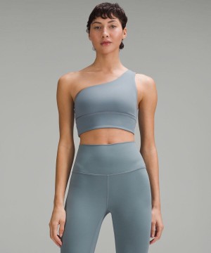 Lululemon Align™ Asymmetrical Bra Light Support, A/B Cup Sport BH Dam Blå Sverige | LPNWMX962
