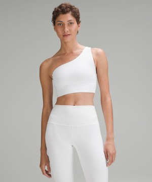 Lululemon Align™ Asymmetrical Bra Light Support, A/B Cup Sport BH Dam Vita Sverige | SRFQPX752