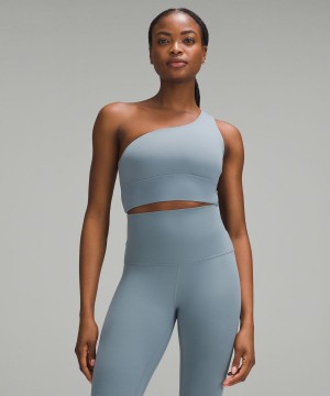 Lululemon Align™ Asymmetrical Bra Light Support, C/D Cup Sport BH Dam Blå Sverige | FRZCON296