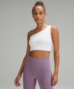 Lululemon Align™ Asymmetrical Bra Light Support, C/D Cup Sport BH Dam Vita Sverige | JEYHCF407