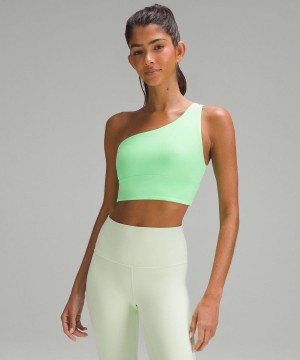 Lululemon Align™ Asymmetrical Bra Light Support, A/B Cup Sport BH Dam Turkos Sverige | JTCHBF504