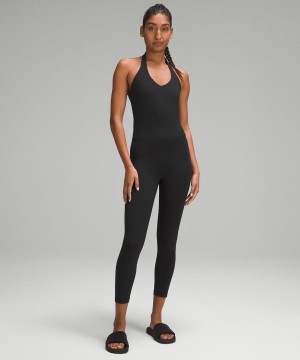 Lululemon Align™ Halter 25" Body Dam Svarta Sverige | RKATZB846