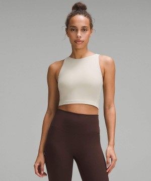 Lululemon Align™ High-Neck Linne Dam Beige Sverige | HMSBKP042