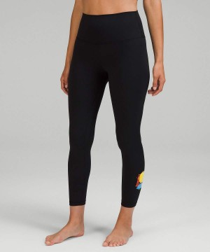 Lululemon Align™ High-Rise 25" San Francisco Tights Dam Svarta Sverige | TVRFNC718