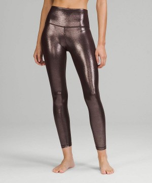 Lululemon Align™ High-Rise 25" Shine Tights Dam Kaffe Sverige | WZBDYQ106