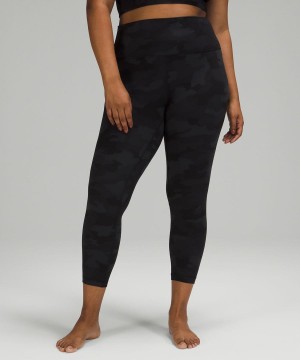 Lululemon Align™ High-Rise 25" Tights Dam Camo Svarta Olika Färger Sverige | VXHNFQ956