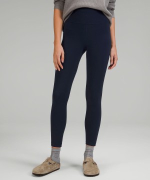 Lululemon Align™ High-Rise 25" Tights Dam Marinblå Sverige | KEWZYN237