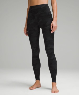 Lululemon Align™ High-Rise 28" Tights Dam Camo Svarta Olika Färger Sverige | ECXGJM678