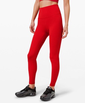Lululemon Align™ High-Rise 28" Tights Dam Mörkröda Sverige | REIHYZ730
