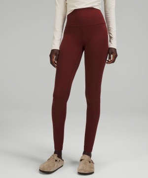 Lululemon Align™ High-Rise 28" Tights Dam Röda Vinröda Sverige | EKAVIZ694