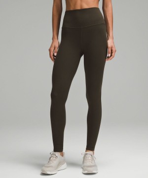 Lululemon Align™ High-Rise 31" Tights Dam Mörkolivgröna Sverige | OPBSWE849