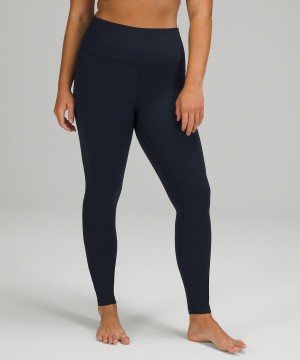Lululemon Align™ High-Rise 31" Tights Dam Marinblå Sverige | VBXTGK681
