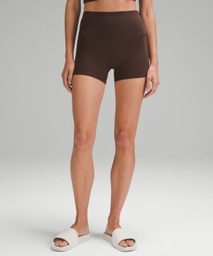 Lululemon Align™ High-Rise 4" Shorts Dam Choklad Sverige | ROMYJB763