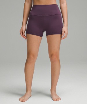 Lululemon Align™ High-Rise 4" Shorts Dam Lila Sverige | HEJUSY319