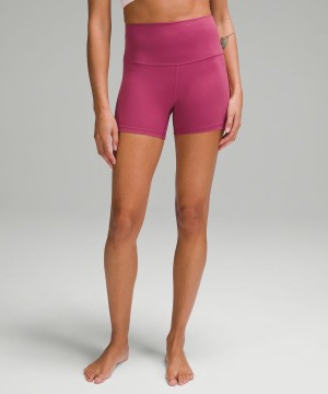 Lululemon Align™ High-Rise 4" Shorts Dam Lila Sverige | GBCQFL180