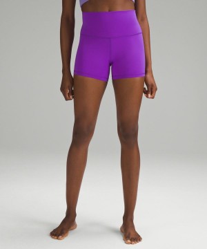 Lululemon Align™ High-Rise 4" Shorts Dam Lila Sverige | TQVOBI850