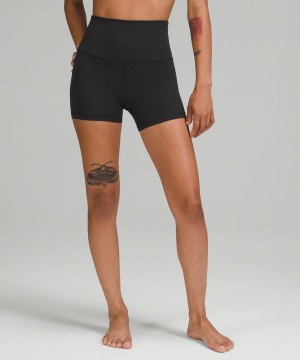 Lululemon Align™ High-Rise 4" Shorts Dam Svarta Sverige | CNRTBG279