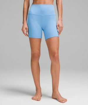 Lululemon Align™ High-Rise 6" Shorts Dam Blå Sverige | PCBTQY351