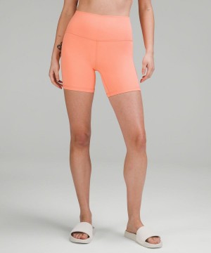 Lululemon Align™ High-Rise 6" Shorts Dam Korall Sverige | ZNKDRO372