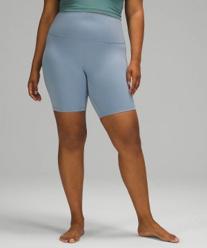 Lululemon Align™ High-Rise 8" Shorts Dam Ljusblå Sverige | OLSIMN390