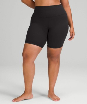 Lululemon Align™ High-Rise 8" Shorts Dam Svarta Sverige | MXGVYF173