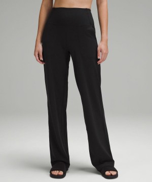 Lululemon Align™ High-Rise Breda-Leg Regular Tights Dam Svarta Sverige | UOEDCV061