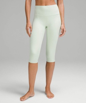 Lululemon Align™ High-Rise Crop 17" Tights Dam Gröna Sverige | JHVIUE769
