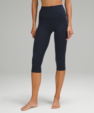 Lululemon Align™ High-Rise Crop 17" Tights Dam Marinblå Sverige | LWEINU426