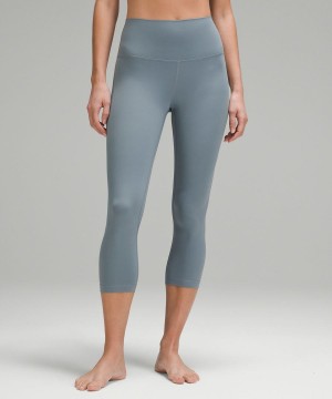 Lululemon Align™ High-Rise Crop 21" Tights Dam Blå Sverige | IOYLRW075