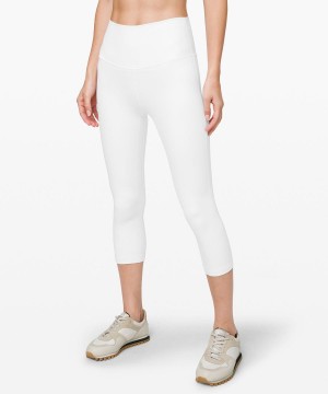Lululemon Align™ High-Rise Crop 21" Tights Dam Vita Sverige | CNTUQI183
