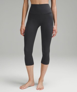 Lululemon Align™ High-Rise Crop 21" Tights Dam Mörkgrå Sverige | QDLSGK298