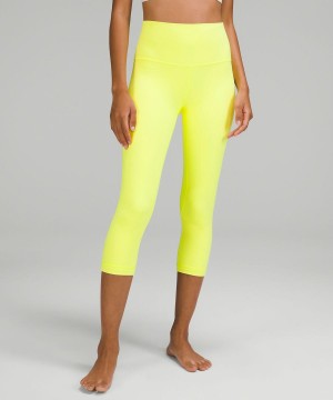 Lululemon Align™ High-Rise Crop 21" Tights Dam Citron Sverige | RWCNEL892