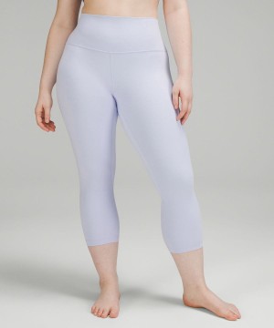 Lululemon Align™ High-Rise Crop 21" Tights Dam Blå Sverige | LTQREZ340